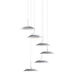 Royyo LED 12 inch Silver Pendant Ceiling Light